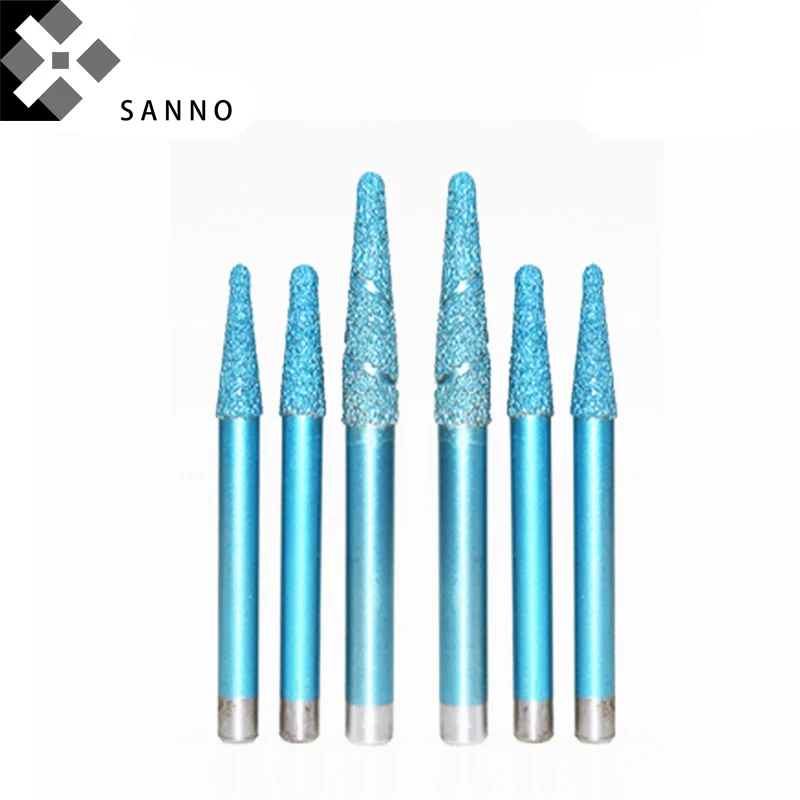 High quality Braze cutting tool carving cnc machine tools rotary burrs carving tools for granite marble
High quality Braze cutting tool carving cnc machine tools rotary burrs carving tools for granite marble