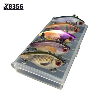 K8356 5Pcs/Set 3.5g Hard Bait Mini VIB Set Fishing Lure Treble Hooks Crankbait Fishing Tackle Box Artificial Bait Multicolor
K8356 5Pcs/Set 3.5g Hard Bait Mini VIB Set Fishing Lure Treble Hooks Crankbait Fishing Tackle Box Artificial Bait Multicolor