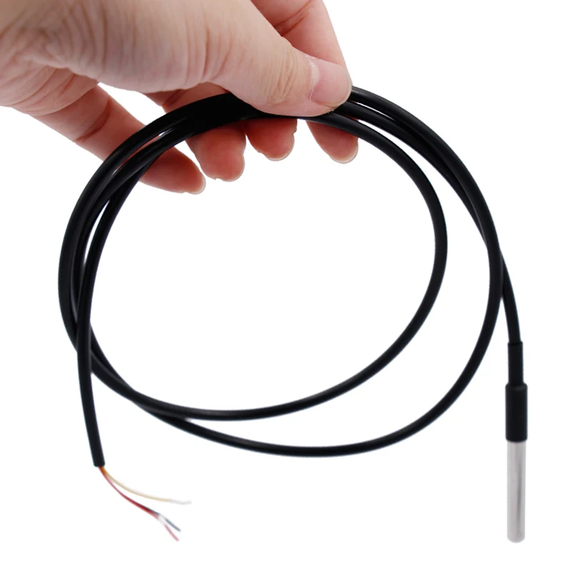 Digital Temperature Temp Sensor Probe DS18B20 For Thermometer 1m Waterproof 100CM 30%off
Digital Temperature Temp Sensor Probe DS18B20 For Thermometer 1m Waterproof 100CM 30%off