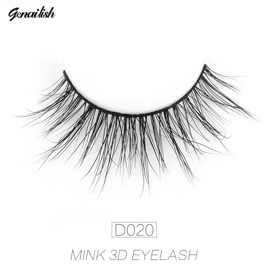 Genailish Mink Eyelashes Plastic Cotton Stalk Fake Lashes Natural 3D Mink False Eyelash Full Strip lashes cilios posticos D020
Genailish Mink Eyelashes Plastic Cotton Stalk Fake Lashes Natural 3D Mink False Eyelash Full Strip lashes cilios posticos D020