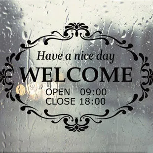 Free shipping Shop open close time sticker Shop glass door decoration shop hour wall sticker shop decals
Free shipping Shop open close time sticker Shop glass door decoration shop hour wall sticker shop decals