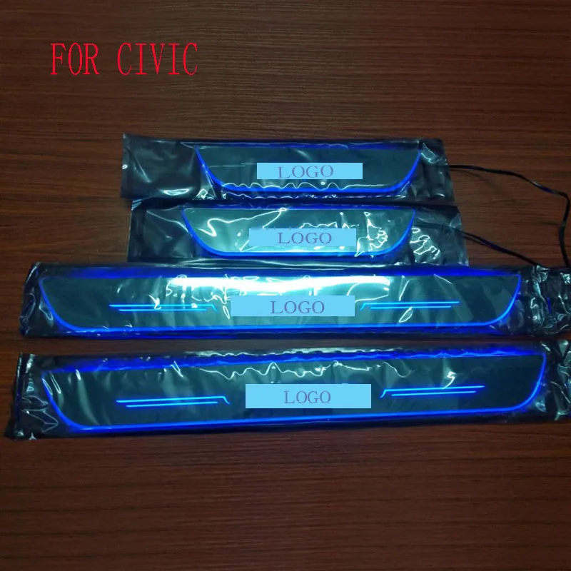 Car-styling for Honda CIVIC LED Door Sill Scuff Plate Welcome Pedal threshold shining brilliant pedal for 2006-2017 HONDA CIVIC
Car-styling for Honda CIVIC LED Door Sill Scuff Plate Welcome Pedal threshold shining brilliant pedal for 2006-2017 HONDA CIVIC
