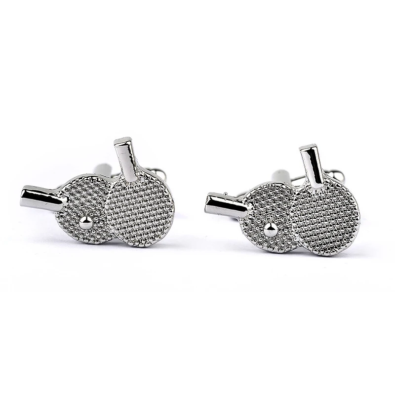 High Quality Fashion Creative Table Tennis Racket Casual Cufflinks Classic Men French Shirt Cuff Links Wedding Charm Jewelry Hot
High Quality Fashion Creative Table Tennis Racket Casual Cufflinks Classic Men French Shirt Cuff Links Wedding Charm Jewelry Hot