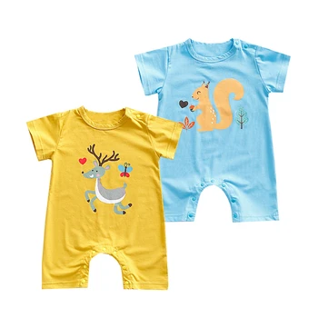 2018 Cute baby clothes infants romper newborn clothing summer cartoon animal boxer short sleeved Garment of leisure Climbing
2018 Cute baby clothes infants romper newborn clothing summer cartoon animal boxer short sleeved Garment of leisure Climbing