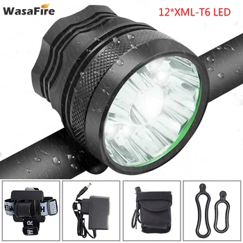 Waterproof 22000lm 12*XML-T6 LED Bike Light Camping Fishing Bicycle Lights Cycling Lamp 9600mAh Battery Pack Frontlight Headlamp
Waterproof 22000lm 12*XML-T6 LED Bike Light Camping Fishing Bicycle Lights Cycling Lamp 9600mAh Battery Pack Frontlight Headlamp