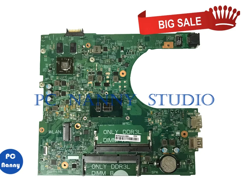 PCNANNY 04M8WX 4M8WX for Dell Inspiron 3459 laptop motherboard i5-6200U 14236-1 DDR3L PC Notebook Mainboard tested
PCNANNY 04M8WX 4M8WX for Dell Inspiron 3459 laptop motherboard i5-6200U 14236-1 DDR3L PC Notebook Mainboard tested
