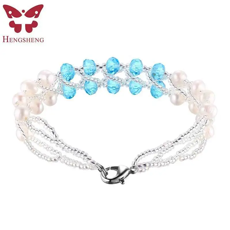 2017 100% Real Pearl Bracelet For Women,Blue Crystal Bracelet Hot Sale Near Round Pearl,Fine Jewelry Wedding Women Bracelet,
2017 100% Real Pearl Bracelet For Women,Blue Crystal Bracelet Hot Sale Near Round Pearl,Fine Jewelry Wedding Women Bracelet,