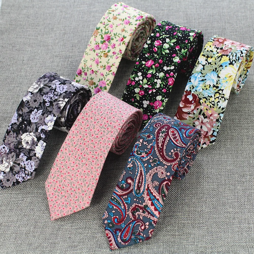 RBOCOTT 6cm Cotton Ties Floral Ties Mens Fashion Necktie Casual Suit Wedding Skinny Neck Tie Party Slim Tie Gravatas
RBOCOTT 6cm Cotton Ties Floral Ties Mens Fashion Necktie Casual Suit Wedding Skinny Neck Tie Party Slim Tie Gravatas
