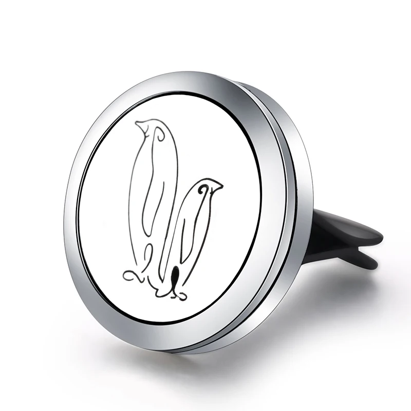 Penguin Pattern Car Aroma Air Freshener Clip Stainless Steel Essential Oil Diffuser Perfume Lockets Pendant Aromatherapy Jewelry
Penguin Pattern Car Aroma Air Freshener Clip Stainless Steel Essential Oil Diffuser Perfume Lockets Pendant Aromatherapy Jewelry