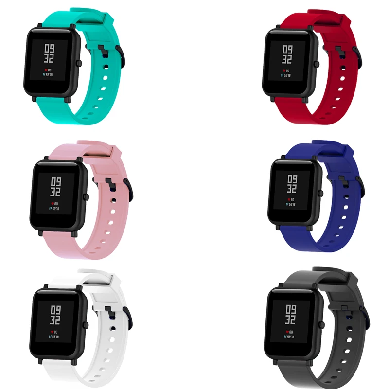 20mm Silicone bracelet For xiaomi amazfit bip strap Samsung Galaxy watch 42mm Gear sport S2 Ticwatch 2 E Huawei watch 2 Band
20mm Silicone bracelet For xiaomi amazfit bip strap Samsung Galaxy watch 42mm Gear sport S2 Ticwatch 2 E Huawei watch 2 Band