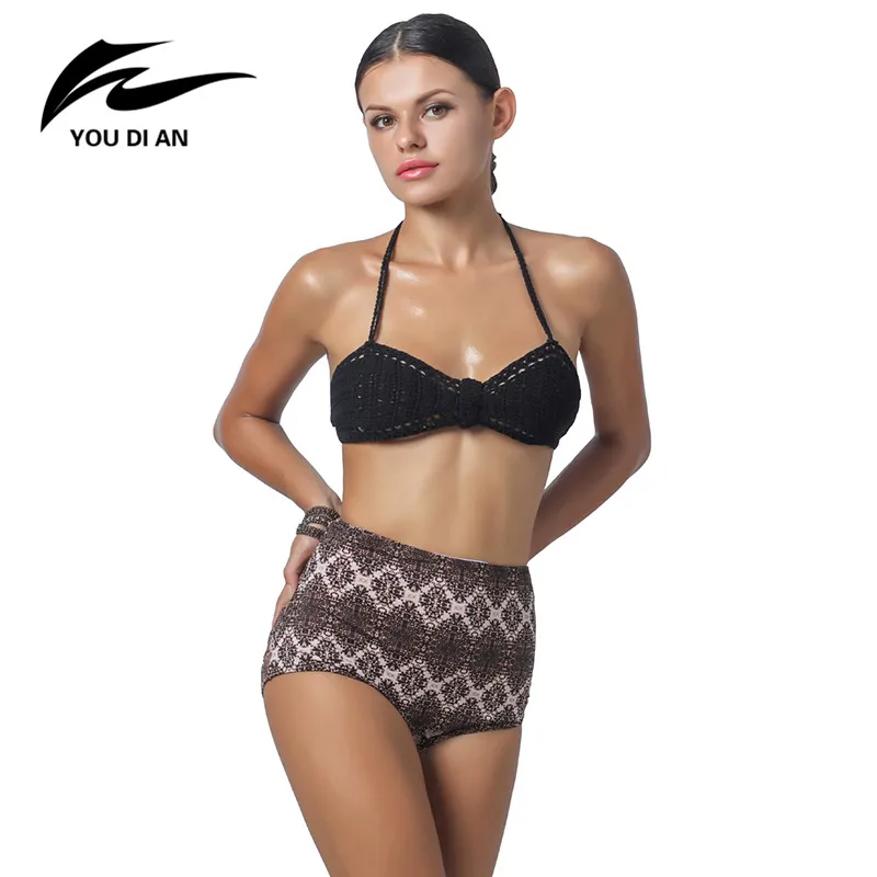 2017 Women Sexy Top Black Bikini Sets Brown Swimwear Summer High Waist Beachwear Outside Halter Bikinis Pool Swimming Set
2017 Women Sexy Top Black Bikini Sets Brown Swimwear Summer High Waist Beachwear Outside Halter Bikinis Pool Swimming Set