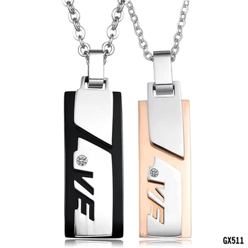 Korean Couple Necklace Titanium Necklaces Pendants Cute Necklaces For Couples Matching Necklaces For Couples GX511
Korean Couple Necklace Titanium Necklaces Pendants Cute Necklaces For Couples Matching Necklaces For Couples GX511