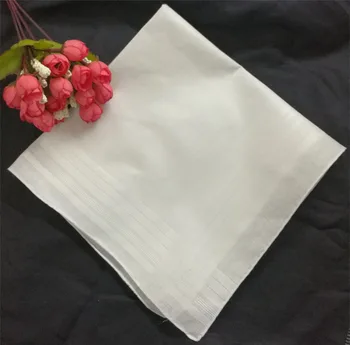 12PCS/Lot Fashion striped Handkerchiefs 16.5x16.5"White cotton gent's hand roll edges plain Wedding hankies hanky For Men
12PCS/Lot Fashion striped Handkerchiefs 16.5x16.5"White cotton gent's hand roll edges plain Wedding hankies hanky For Men
