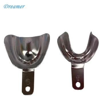 New Dental Impression Aluminum Tray Set Solid Denture Instruction without Holes
New Dental Impression Aluminum Tray Set Solid Denture Instruction without Holes