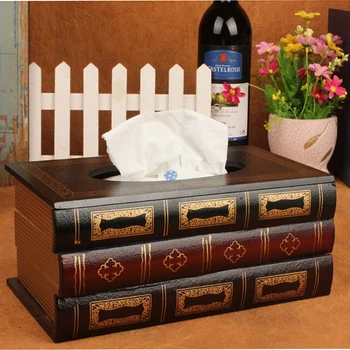 Retro Tissue Box European Antique Napkin Holder Box Wooden Paper Box Crafts Book Napkin Holder Kitchen Donald Trump 6ZJ033
Retro Tissue Box European Antique Napkin Holder Box Wooden Paper Box Crafts Book Napkin Holder Kitchen Donald Trump 6ZJ033