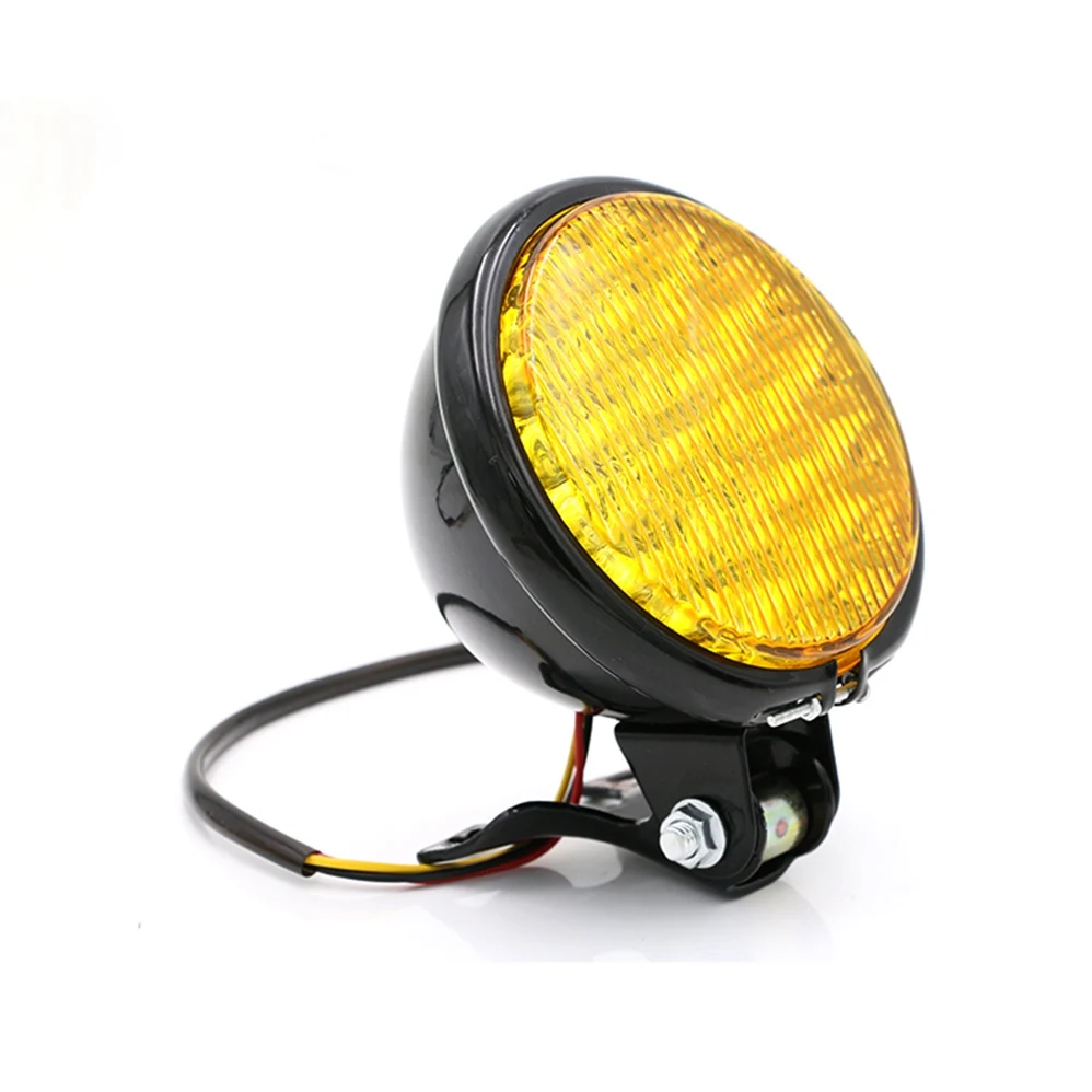 5" Motorcycle Headlight Black Metal Retro Halogen Front Light 12V Fits For CG125 GN125 CB CL Yamaha Suzuki Cafe Racer Bobber
5" Motorcycle Headlight Black Metal Retro Halogen Front Light 12V Fits For CG125 GN125 CB CL Yamaha Suzuki Cafe Racer Bobber