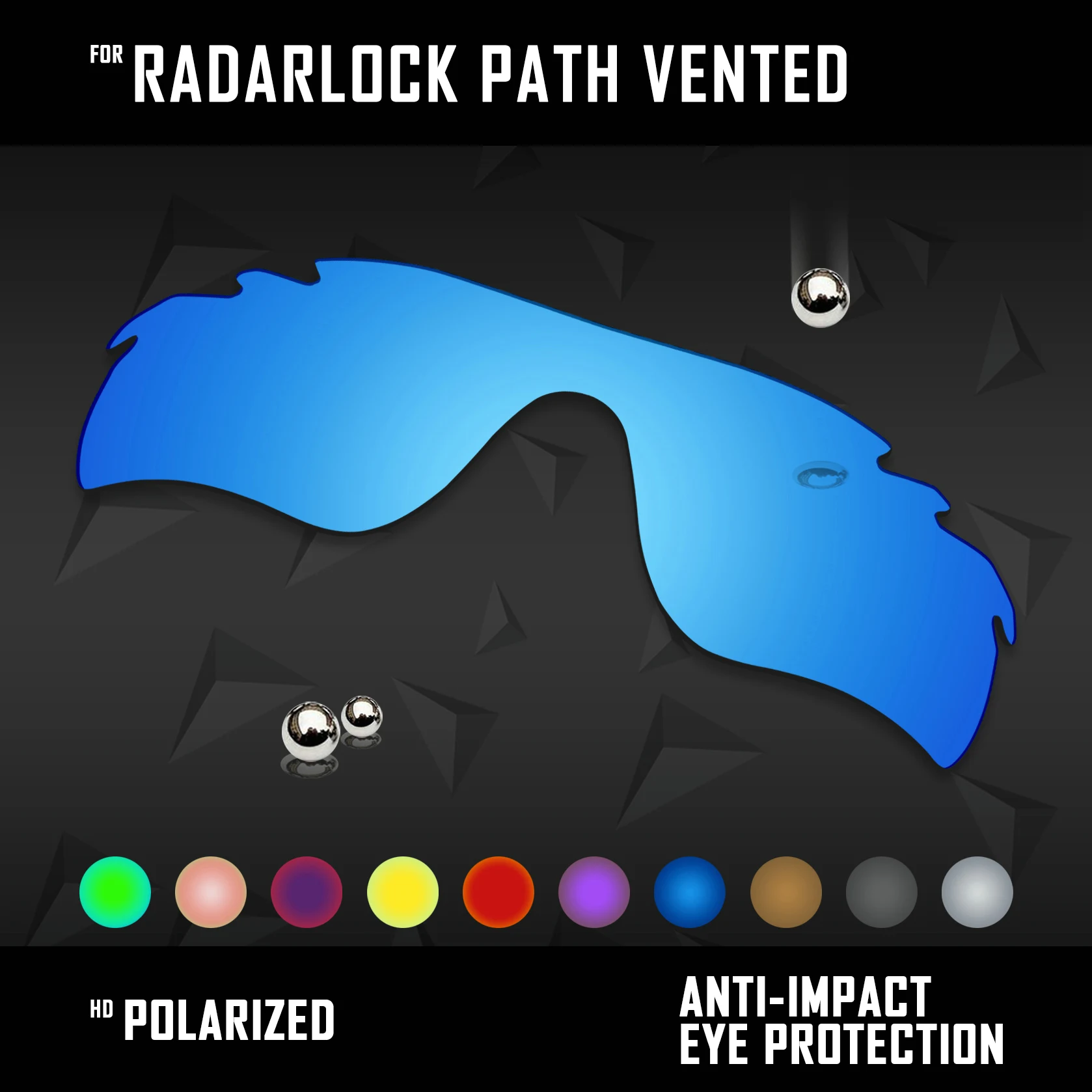 OOWLIT Lenses Replacements For Oakley Radarlock Path Vented OO9181 Sunglasses Polarized - Multi Colors
OOWLIT Lenses Replacements For Oakley Radarlock Path Vented OO9181 Sunglasses Polarized - Multi Colors