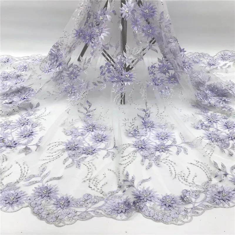 Madison Nigerian Lace Fabric 2019 High Quality Lace 3d French Bridal Beads Lace Fabric For African Lace Matrial 5yards
Madison Nigerian Lace Fabric 2019 High Quality Lace 3d French Bridal Beads Lace Fabric For African Lace Matrial 5yards