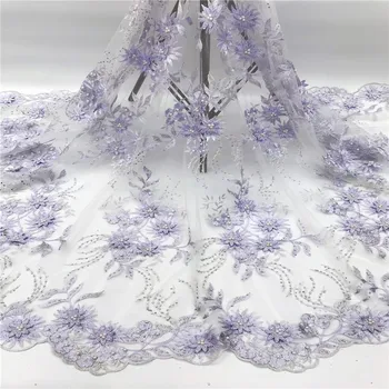 Madison Nigerian Lace Fabric 2019 High Quality Lace 3d French Bridal Beads Lace Fabric For African Lace Matrial 5yards
Madison Nigerian Lace Fabric 2019 High Quality Lace 3d French Bridal Beads Lace Fabric For African Lace Matrial 5yards