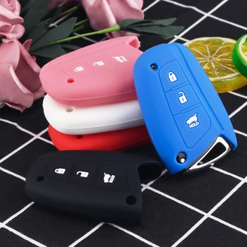 Dandkey Silicone Case Car Key Cover For Hyundai Solaris ix35 ix45 Accent Elantra Santa Fe 3 Buttons Remote Key Accessories
Dandkey Silicone Case Car Key Cover For Hyundai Solaris ix35 ix45 Accent Elantra Santa Fe 3 Buttons Remote Key Accessories