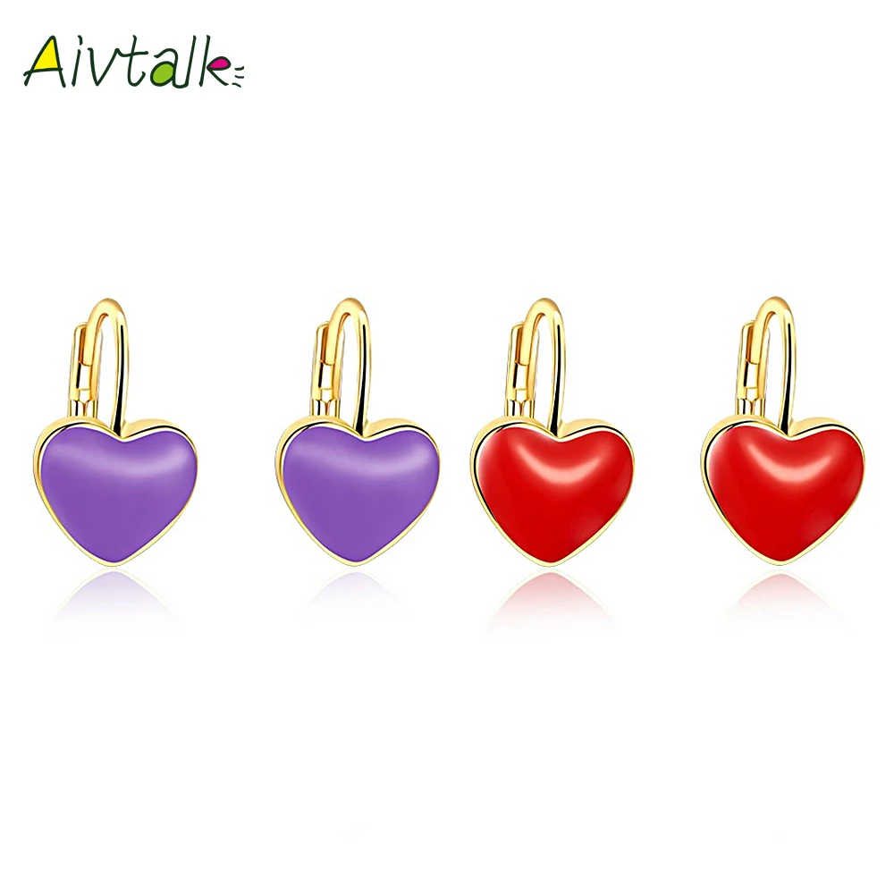 2018 Aivtalk Romantic Cute Heart Shape Hoop Earrings Gold Color Ear Clip Party Jewelry Accessories for Women Wedding Party Gifts
2018 Aivtalk Romantic Cute Heart Shape Hoop Earrings Gold Color Ear Clip Party Jewelry Accessories for Women Wedding Party Gifts