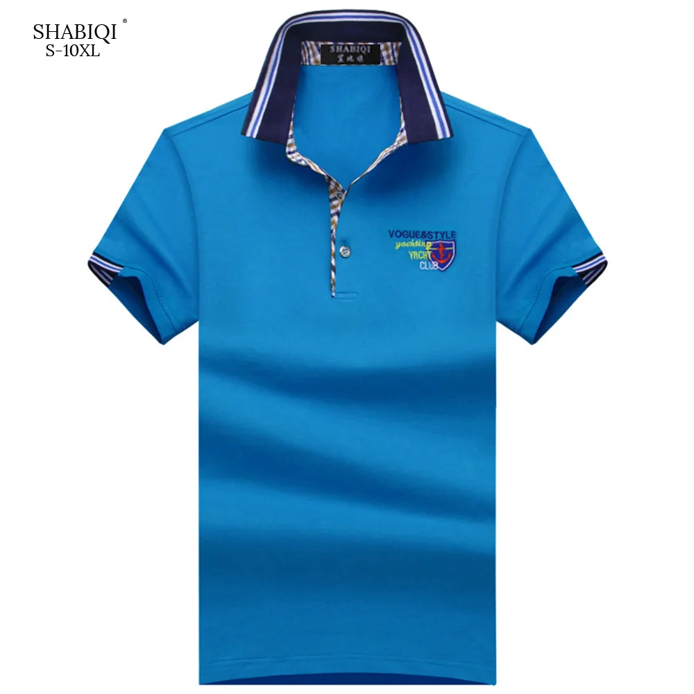 SHABIQI New 2019 Brand Men Polo Shirt Men Short Sleeve Cotton&Breathable Shirt Embroidery Shield Polo Shirt Plus Size S-10XL
SHABIQI New 2019 Brand Men Polo Shirt Men Short Sleeve Cotton&Breathable Shirt Embroidery Shield Polo Shirt Plus Size S-10XL