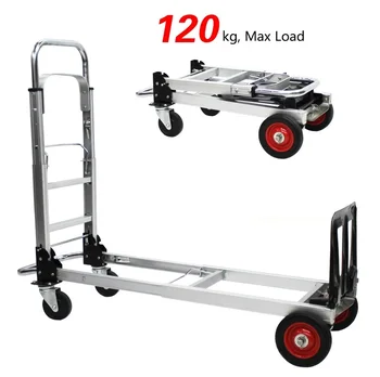 Hand Truck 2 In 1 Folding Hand Trucks 120KG Convertible Hand Truck and Dolly Utility Cart Heavy Duty with Flat Wheels
Hand Truck 2 In 1 Folding Hand Trucks 120KG Convertible Hand Truck and Dolly Utility Cart Heavy Duty with Flat Wheels