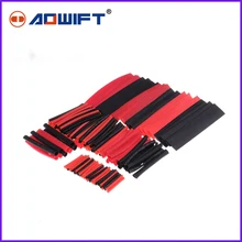 

150Pcs 2 : 1 Polyolefin H-type Heat Shrink Shrinking Tubing Tube Red+Black