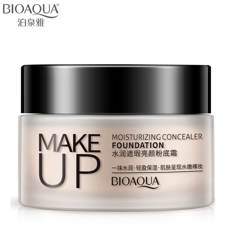BIOAQUA Makeup Natural Face Base Concealer Liquid Foundation Full Coverage Embellish Moisturizing Cream Nude Make-Up
BIOAQUA Makeup Natural Face Base Concealer Liquid Foundation Full Coverage Embellish Moisturizing Cream Nude Make-Up