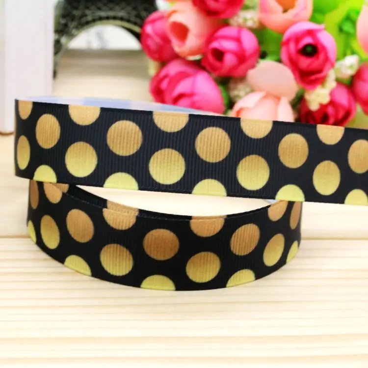 7/8'' Free shipping gold color polka dot printed grosgrain ribbon hairbow headwear party decoration diy Sewing OEM 22mm P5072
7/8'' Free shipping gold color polka dot printed grosgrain ribbon hairbow headwear party decoration diy Sewing OEM 22mm P5072