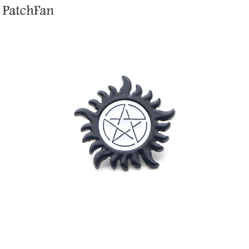 Patchfan Supernatural logo Zinc pins para backpack clothes tie medal for shirt insignia badges brooches for men women A0978 
Patchfan Supernatural logo Zinc pins para backpack clothes tie medal for shirt insignia badges brooches for men women A0978
