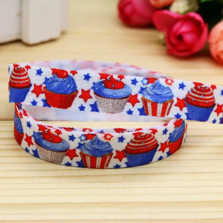 5/8'' Free shipping Fold Elastic FOE cupcake 4th of july printed headband headwear hairband diy decoration wholesale OEM P5452
5/8'' Free shipping Fold Elastic FOE cupcake 4th of july printed headband headwear hairband diy decoration wholesale OEM P5452