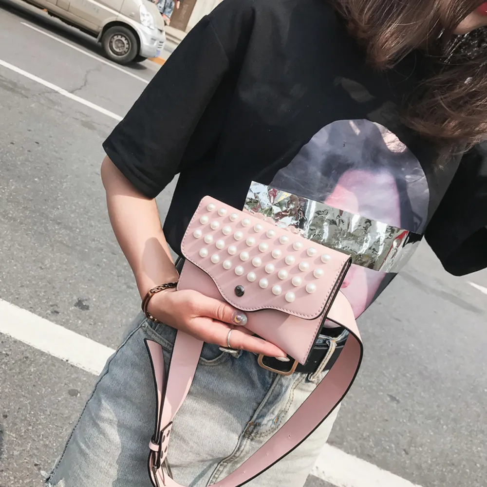 Fashion Women Pure Color Pearl Leather Messenger Shoulder Bag Chest Bag Sweet and simple style New Arrival
Fashion Women Pure Color Pearl Leather Messenger Shoulder Bag Chest Bag Sweet and simple style New Arrival