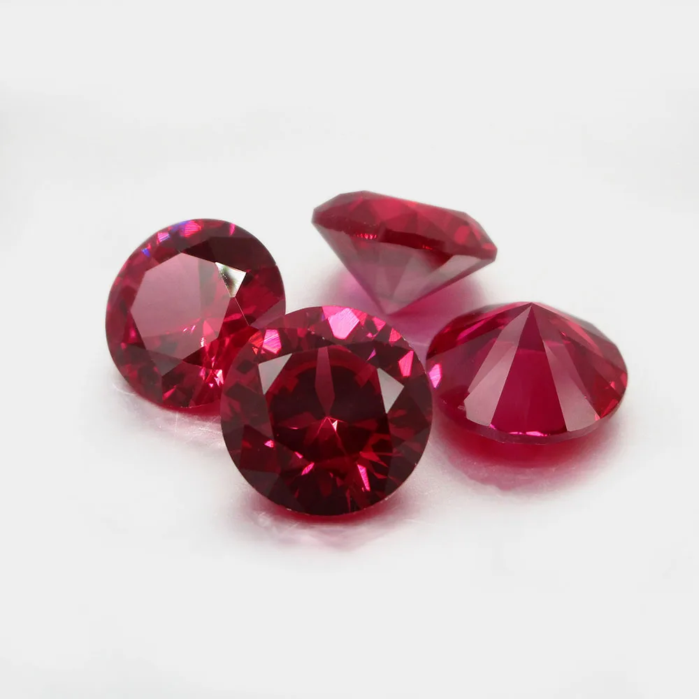 5A Red Stone 3.0mm~12mm Round Brilliant Cut #5 #8 Color Synthetic Corundum Stone For Fashion Jewelry
5A Red Stone 3.0mm~12mm Round Brilliant Cut #5 #8 Color Synthetic Corundum Stone For Fashion Jewelry