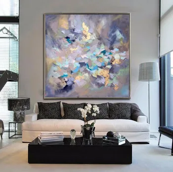 Handmade thick knife high quality Modern Abstract Fine Artwork Canvas Gold Blue Colorful Bedroom artwork Wall Oil Painting
Handmade thick knife high quality Modern Abstract Fine Artwork Canvas Gold Blue Colorful Bedroom artwork Wall Oil Painting