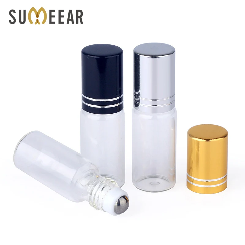 50pieces/lot 5ml Glass Essential Oil Bottle Perfume Bottle For Essential Oils Empty Cosmetic Case With roller bottles
50pieces/lot 5ml Glass Essential Oil Bottle Perfume Bottle For Essential Oils Empty Cosmetic Case With roller bottles