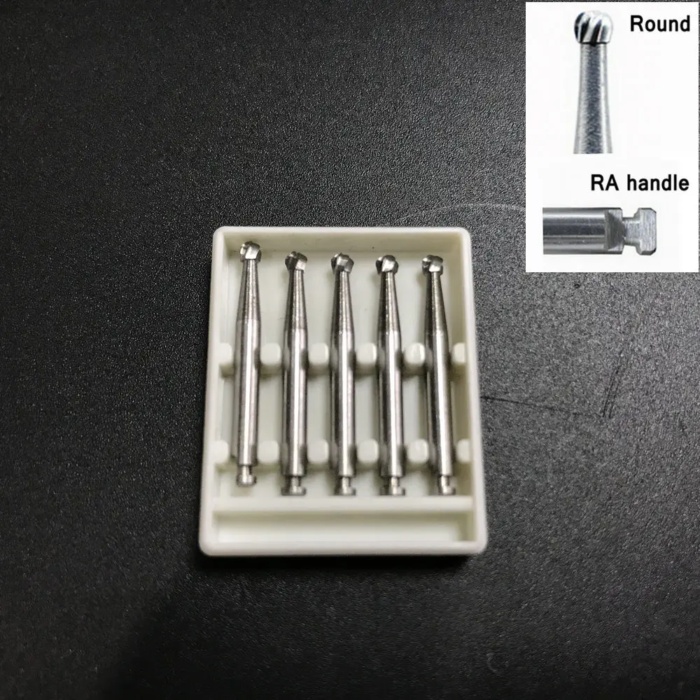RA 7/ 8Dental product RA round bur dental Lab low speed Tungsten Carbide Burs RA bur 5PCS/BOX
RA 7/ 8Dental product RA round bur dental Lab low speed Tungsten Carbide Burs RA bur 5PCS/BOX