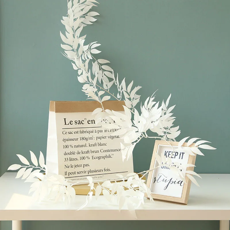 5pcs 3Colors 160cm Artificial Silk White Green Willow Leaf Vine Hanging Vine Rattan DIY Wedding Decoration Home Decorative
5pcs 3Colors 160cm Artificial Silk White Green Willow Leaf Vine Hanging Vine Rattan DIY Wedding Decoration Home Decorative