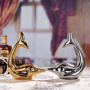 gold silver ceramic dolphin home decor crafts room decoration handicraft ornament porcelain animal figurine wedding decoration
gold silver ceramic dolphin home decor crafts room decoration handicraft ornament porcelain animal figurine wedding decoration