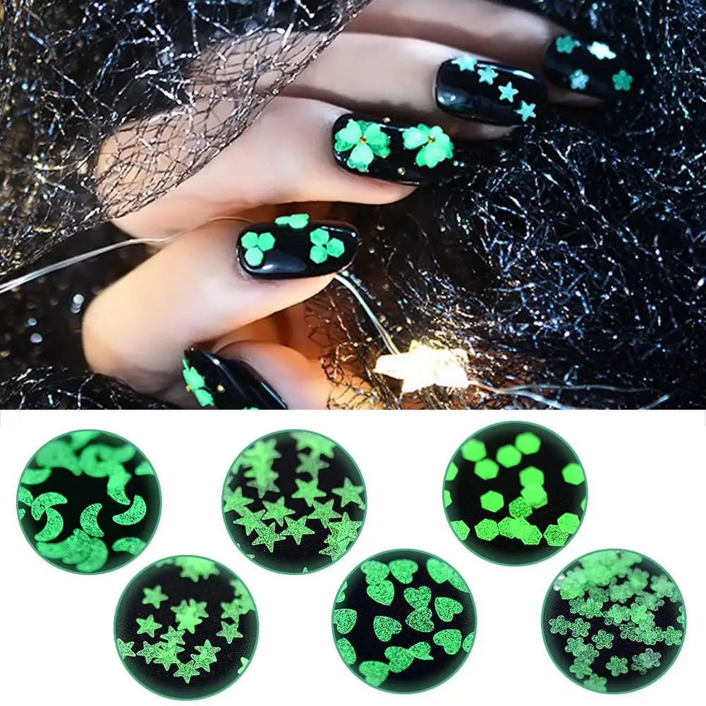 1PC Fluorescent Neon Luminous Gel Nail Decoration for Glow in Dark Nails Glitters Color Nail Art Glitter Dust 6 Colors Series M3
1PC Fluorescent Neon Luminous Gel Nail Decoration for Glow in Dark Nails Glitters Color Nail Art Glitter Dust 6 Colors Series M3