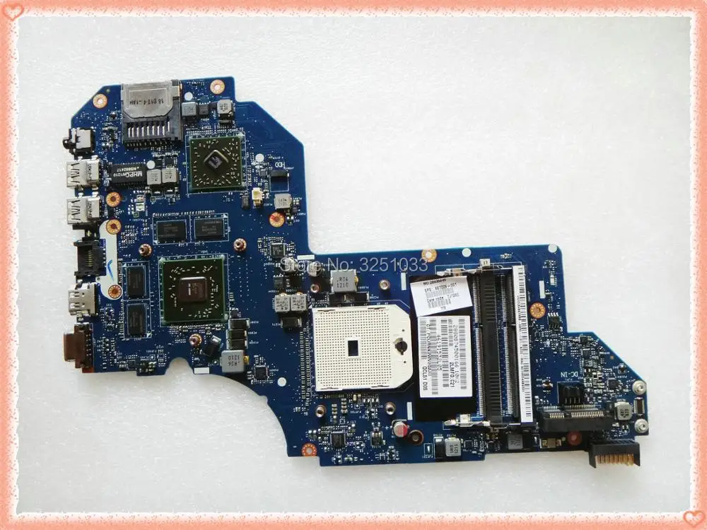 687229 001 501 для HP PAVILION M6 1000 ноутбук QCL51 LA 8712P материнская плата m6 A70M HD7670M/2G 100%