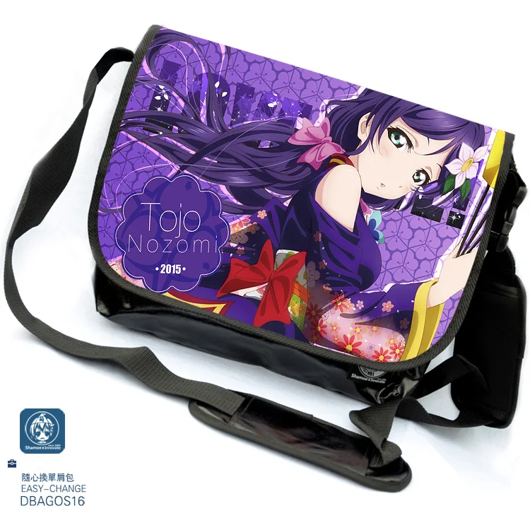 Anime LoveLive! cartoo Tojo Nozomi Kimono printing sweet canvas man woman crossbody bag Cover PU Handbags College wind schoolbag
Anime LoveLive! cartoo Tojo Nozomi Kimono printing sweet canvas man woman crossbody bag Cover PU Handbags College wind schoolbag
