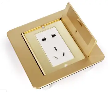 Ground plug copper waterproof socket concealed double door to insert five holes ground socket floor plug
Ground plug copper waterproof socket concealed double door to insert five holes ground socket floor plug