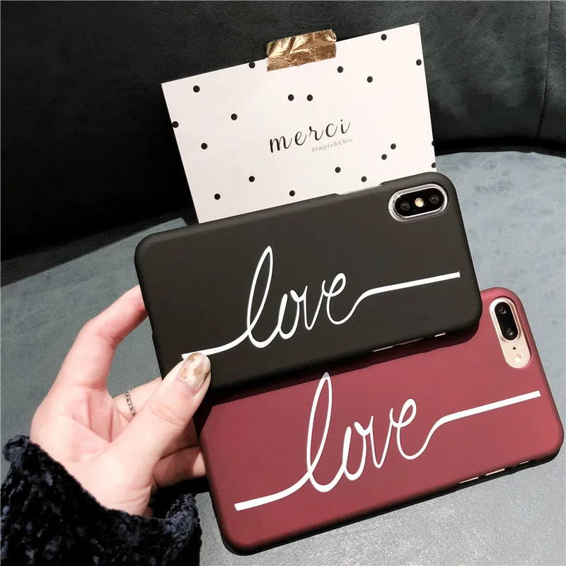 Hot Sale Letter Love Cases For iphone 5 5S SE Cover Candy Color Phone Case Matte PC Hard Back Cover Coque Shell
Hot Sale Letter Love Cases For iphone 5 5S SE Cover Candy Color Phone Case Matte PC Hard Back Cover Coque Shell