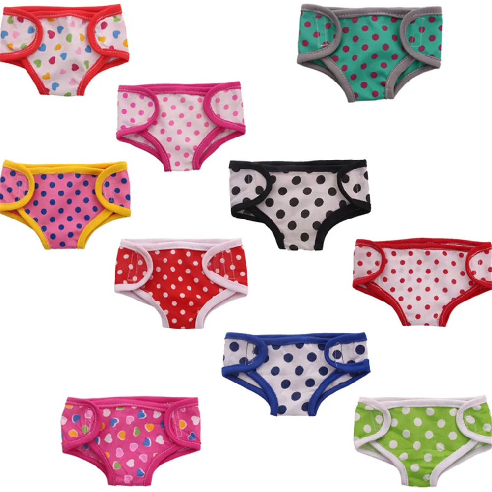 Hot Doll Underpants Swimsuit Diaper Clothes Fit For 43cm Born Doll Underwear Suit Children Handmade Doll Toy Accessory
Hot Doll Underpants Swimsuit Diaper Clothes Fit For 43cm Born Doll Underwear Suit Children Handmade Doll Toy Accessory