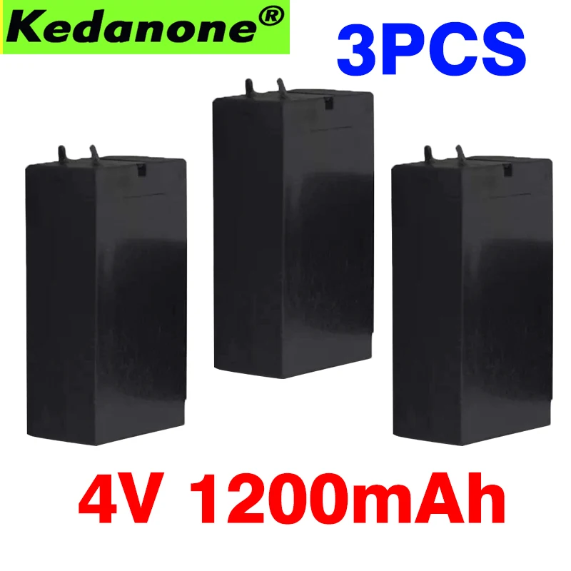 3pcs 4V Lead Acid 1200mAh Storage Battery Mosquito Bat Batteries LED Lamp Headlights Flashlight Rechargeable High Capacity
3pcs 4V Lead Acid 1200mAh Storage Battery Mosquito Bat Batteries LED Lamp Headlights Flashlight Rechargeable High Capacity