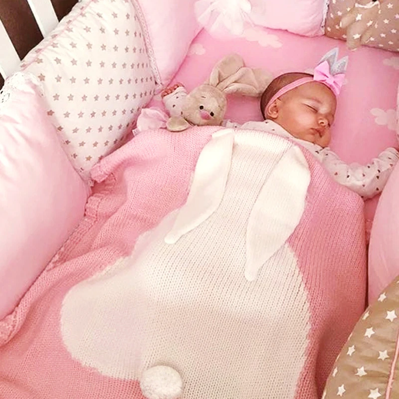 Baby Knitted Blankets Bunny Rabbit Newborn Soft Blanket Kids Personalized Cotton Bedding Cover Appease Sofe Babies Photo Props
Baby Knitted Blankets Bunny Rabbit Newborn Soft Blanket Kids Personalized Cotton Bedding Cover Appease Sofe Babies Photo Props