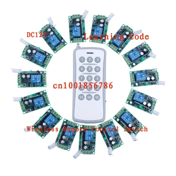 12V15CH RF wireless remote control switch system 15 receivers & 1 transmitter independently Toggle/Momentary/Latched Adjustable
12V15CH RF wireless remote control switch system 15 receivers & 1 transmitter independently Toggle/Momentary/Latched Adjustable
