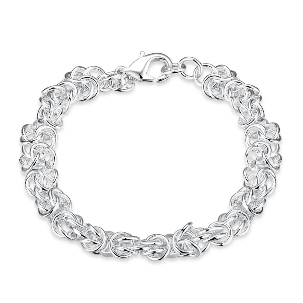 925 Silver Bracelets For Women Faucet Buckle Round 20cm Accessories Bracelet Jewelry Fine Bracelet Top Quality Wholesale Retail
925 Silver Bracelets For Women Faucet Buckle Round 20cm Accessories Bracelet Jewelry Fine Bracelet Top Quality Wholesale Retail