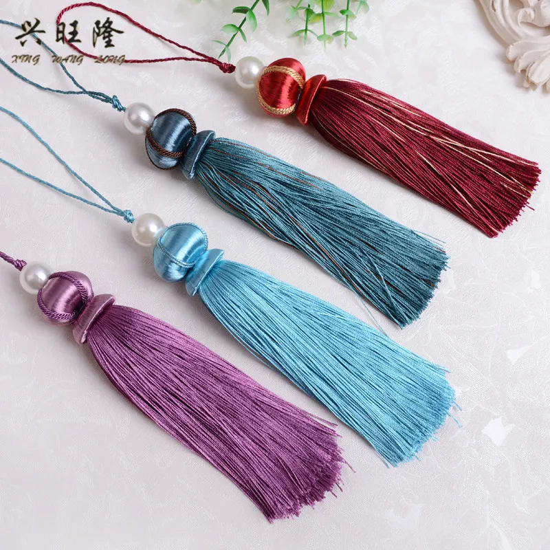 XWL 10Pcs Pearl bead Key Tassel Small Cord Curtain Tassel Fringe Curtain Accessories DIY Valance Sofa Stage Tablecloth Decor
XWL 10Pcs Pearl bead Key Tassel Small Cord Curtain Tassel Fringe Curtain Accessories DIY Valance Sofa Stage Tablecloth Decor
